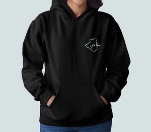 Bladi Boarding Pass Style Hoodie - Black