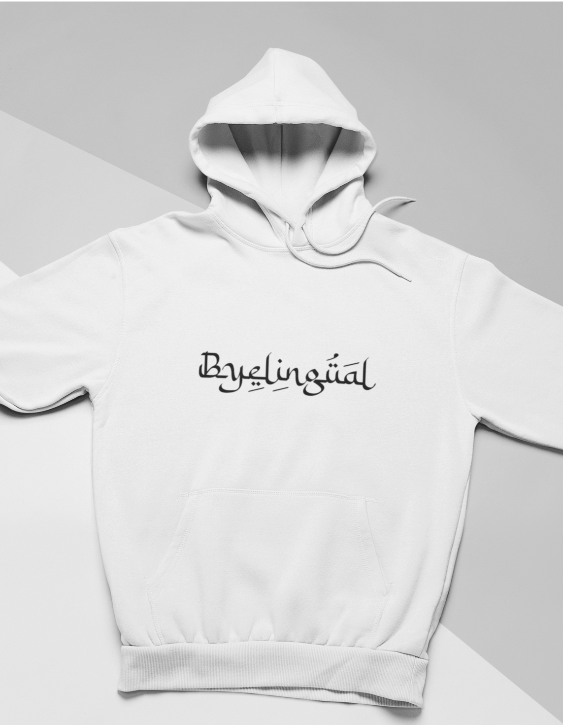 Byelingual Logo Hoodie