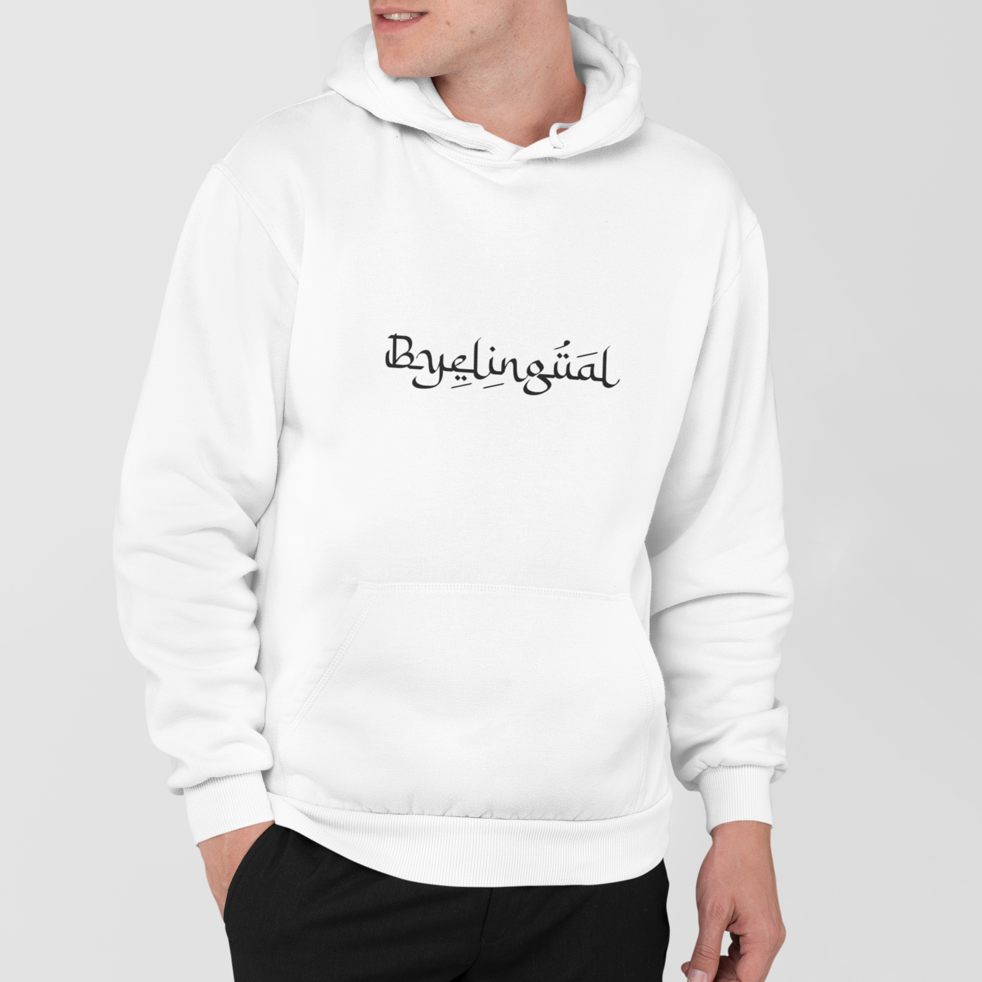 Byelingual Logo Hoodie
