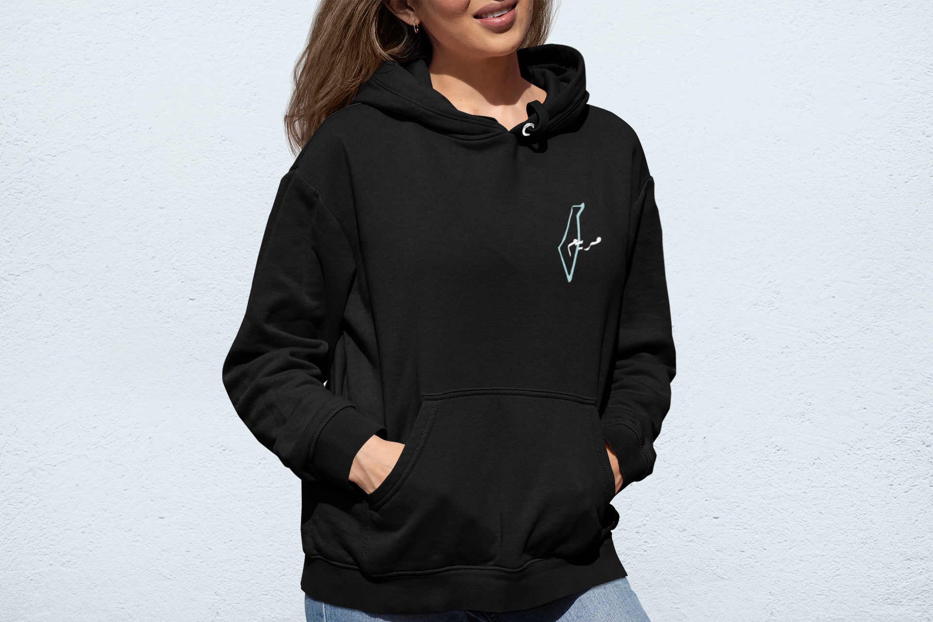 Bladi Boarding Pass Style Hoodie - Black