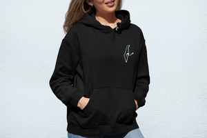 Bladi Boarding Pass Style Hoodie - Black